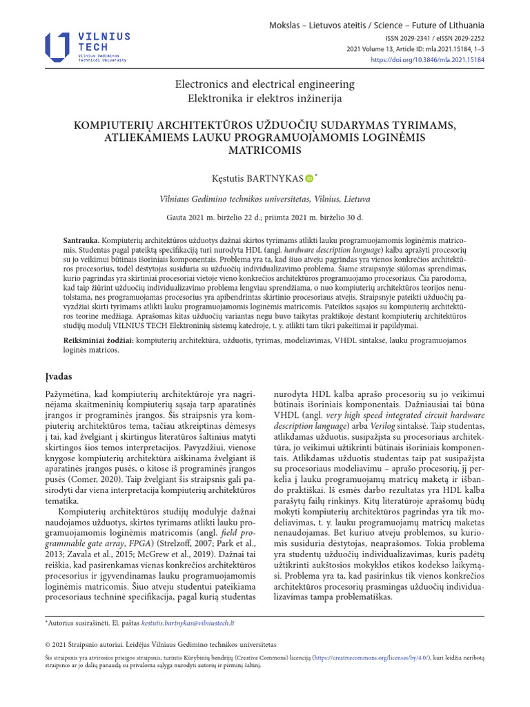 Project Design For Computer Architecture Practical | PDF