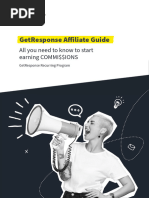 Getresponse Affiliate Guide: All You Need To Know To Start Earning Commi$$Ions