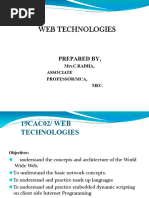 Web Technologies