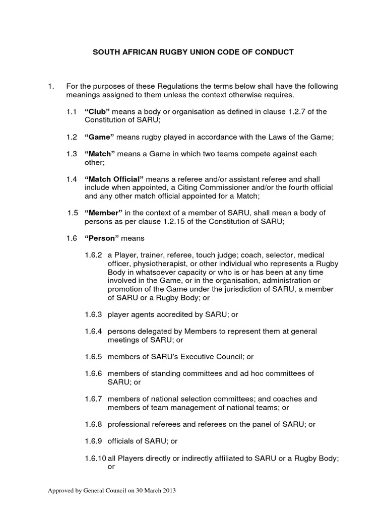 Code of Conduct | PDF | Referee | Judgment (Law)