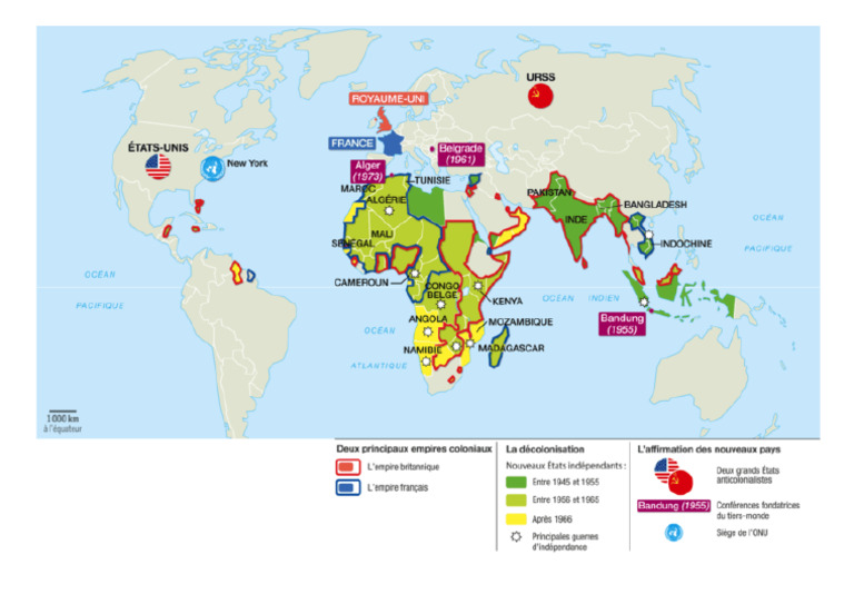 Carte Décolonisation | PDF