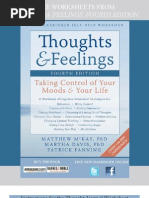 Download Thoughts and Feelings 4th edition - sample worksheets  by New Harbinger Publications SN72841407 doc pdf