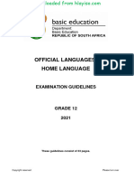 Home Languages GR 12 Exam Guidelines 2021 - Hlayiso - Com