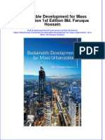 Textbook Ebook Sustainable Development For Mass Urbanization 1St Edition MD Faruque Hossain All Chapter PDF