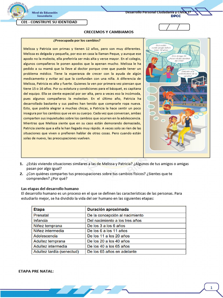 Desarrollo Personal en la Adolescencia | PDF | Adultos | Adolescencia