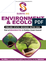 Environment - Sunya Prelims 2024