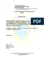 Certificado Thiago Andres Camargo Tapias