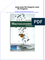Textbook Ebook Macroeconomia Jose de Gregorio Jose de Gregorio All Chapter PDF