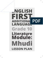 GR 10 Term 1 2019 EFAL Lesson Plan Mhudi