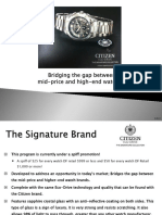 Citizen Signature Watch Presentation