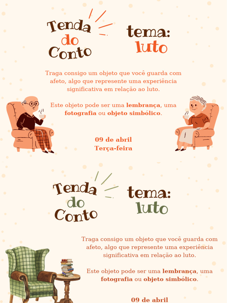 Tenda do Conto: Luto e Memórias | PDF
