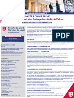 Master Droit Entreprises Affaires 2024-2025