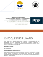 Analisis Del Programa de Hu2 Enfoques Disciplinario y Did - Ctico