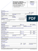 NJ Election Law Enforcement Commission (ELEC) Filing by Conservative Impact PAC - FORM D-4 - 10/29/19