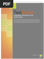 TestGenie Santander Numerical Reasoning Test Practice 