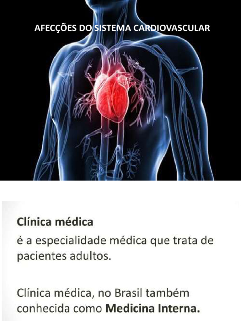 Afecções Cardiovasculares | PDF | Hipertensão | Infarto do Miocárdio