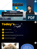 Economics - Sectors of Indian Economy - Class Notes