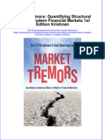 Textbook Ebook Market Tremors Quantifying Structural Risks in Modern Financial Markets 1St Edition Krishnan All Chapter PDF