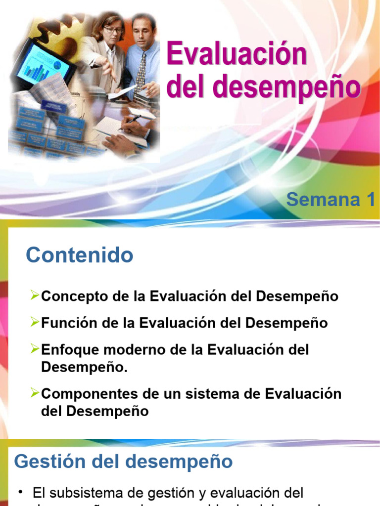 Semana 1 Evaluacin Del Desempeo | PDF | Evaluación de desempeño ...