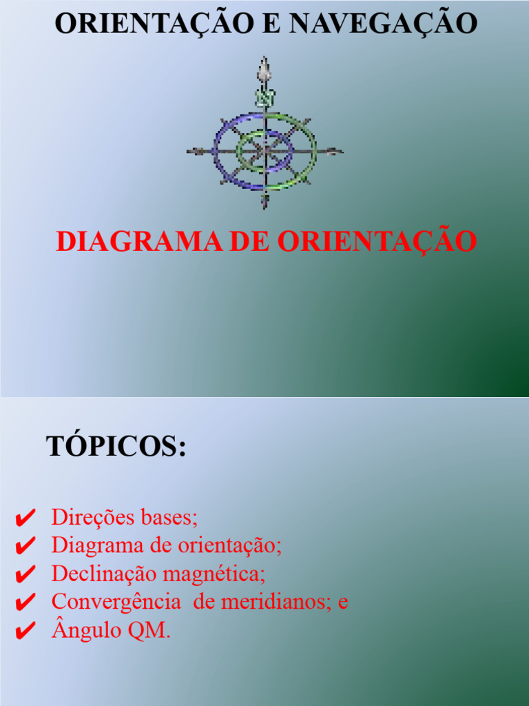 Diagrama de Orientação e Navegação | PDF | Magnetismo