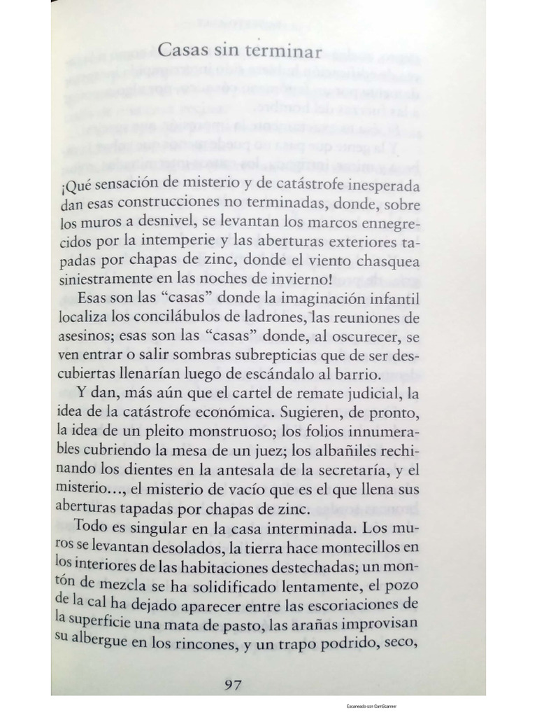 Casas Sin Terminar - Arlt | PDF