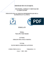 Tarea 02 - Calor Latente