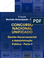 Revisão Antecipada CNU - Bloco 7 - Gestão Governamental e Administração Pública - Parte II