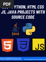 50+ Python Project With Source Code | PDF | Games & Activities | Computers