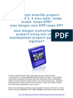 13 Strategi RAHASIA Membeli Banyak Properti Tanpa Modal Dan Tanpa KPR (WWW - Digizoneku.com)