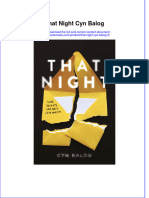 Textbook Ebook That Night Cyn Balog 2 All Chapter PDF