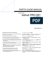 Bizhub PRO 951 Parts Manual