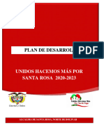 Plan de Desarrollo Unidos Hacemos Mas Por Santa Rosa 20202023