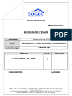 Bordereau D'envoie Plan FONTAINE Approuvés (3exps.) À SOCOPREC 30-10-18