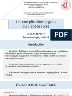 3 Les Complications Aigues Du Diabète Sucré Cours Endocrino 2023 2024