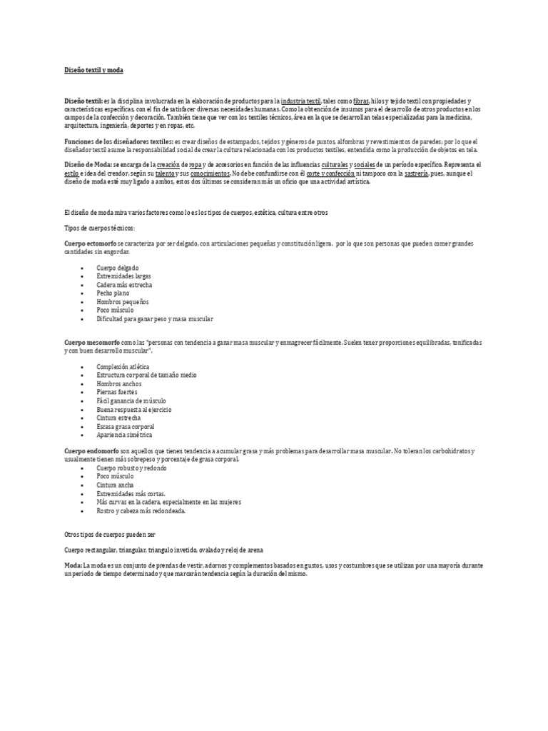 Diseño Textil Y Moda Pdf Textiles Diseño De Moda