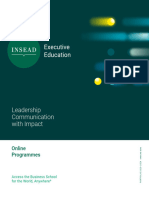 Leadership Communication With Impact - INSEAD