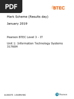 Mark Scheme-Unit 1 - January - 2019