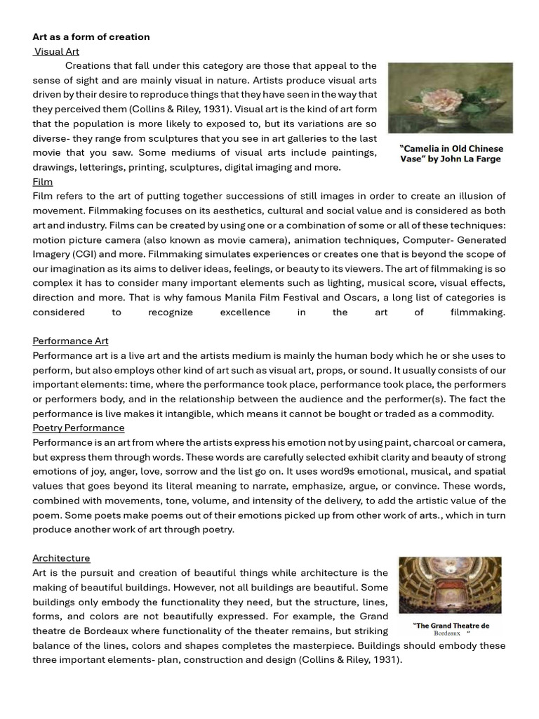Lesson 3 - 4 ART APP | PDF | The Arts | Image