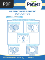 ARITMÉTICA S8 Operaciones Entre Conjuntos