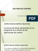 P4 Estructuras de Control