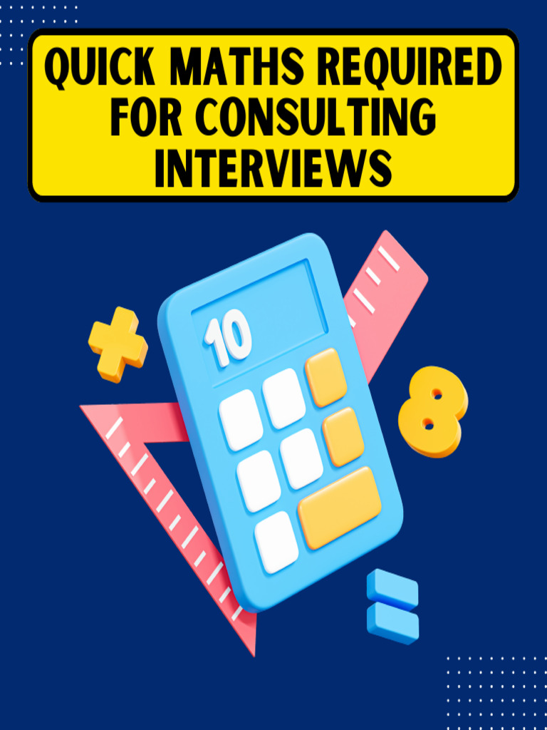 Quick Maths Required For Consulting Interviews | PDF | Mathematics ...
