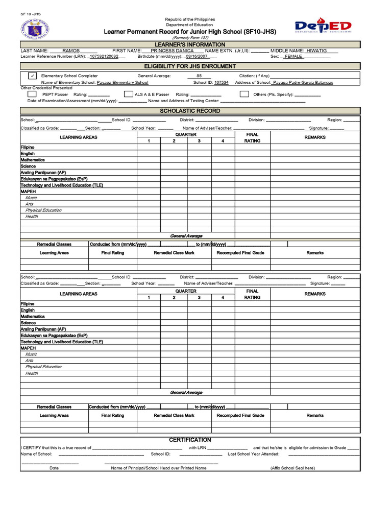 B12 Loyzaga Aeron Liander Visca SF10 | PDF