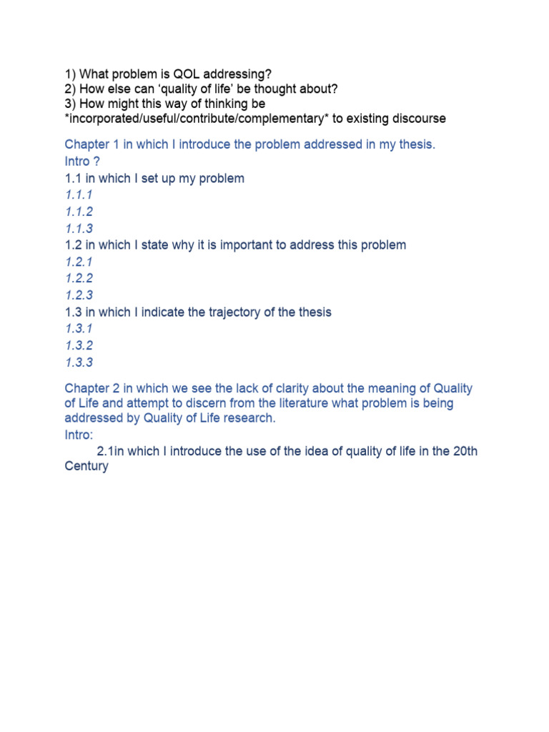 Chapter Structure Outline View Download Free Pdf Reason Henri
