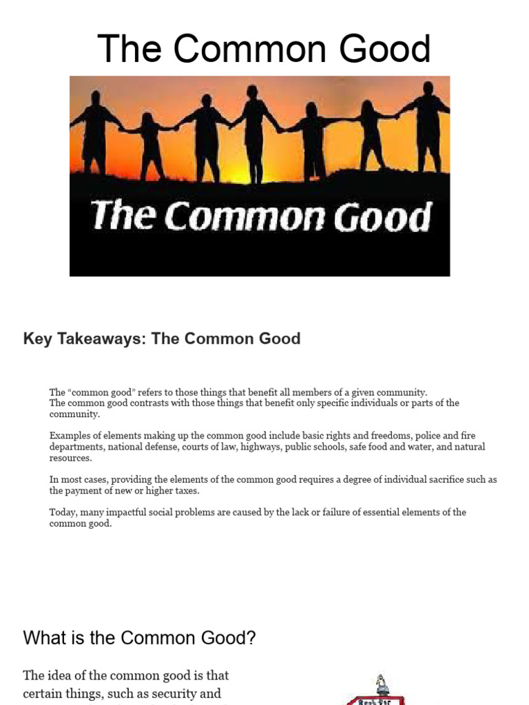 The Common Good PDF Overfishing