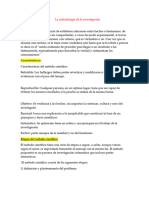 La Metodología de La Investigación