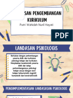 Landasan Pengembangan Kurikulum