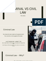 Criminal Vs Civil Law