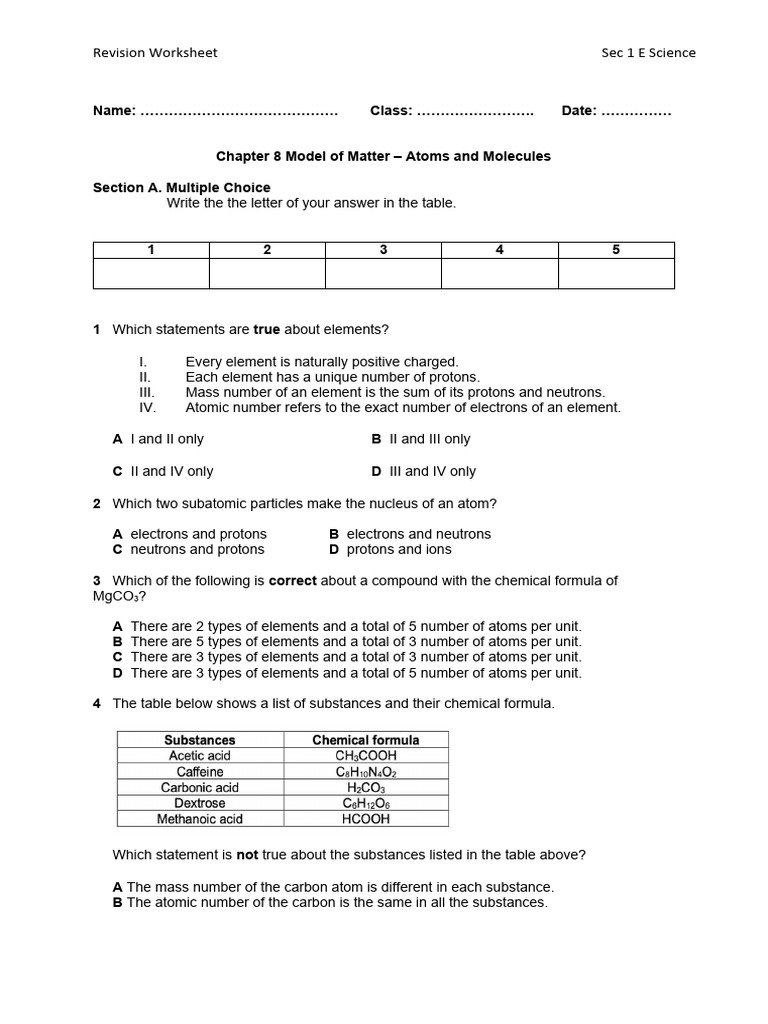 What Is Molecular Model Of Matter