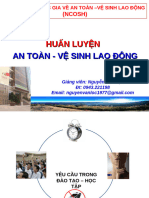 Bài giảng Huấn luyện an toàn, vệ sinh lao động - Nguyễn Văn Lộc - 1353869