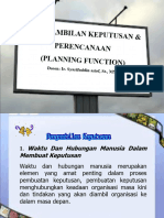 Pengambilan Keputusan, Perencanaan 